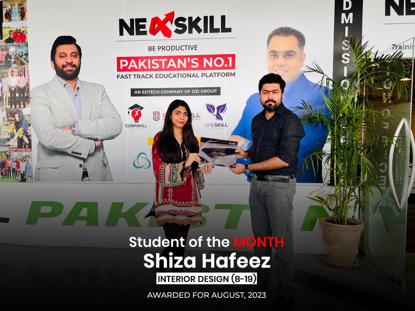 Student of the Month - Shiza Hafeez