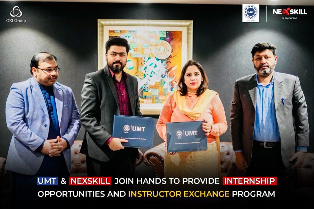 NEXSKILL Online SIGNED AN MOU WITH UMT